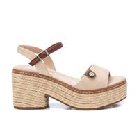 REFRESH - Sandale Femme Beige - Chaussures confortables et polyvalentes - Mode décontractée - Modèle 17257801 (Taille40)