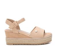 REFRESH - Sandale Femme Beige - Chaussures confortables et polyvalentes - Mode décontractée - Modèle 17266003 (Taille38)