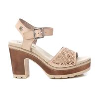 REFRESH - Sandale Femme Beige - Chaussures confortables et polyvalentes - Mode décontractée - Modèle 17278102 (Taille39)