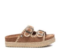 REFRESH - Sandale Femme Camel - Chaussures Confortables et polyvalentes - Mode décontractée - Modèle 17195004 (Taille40)