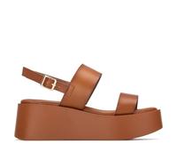 REFRESH - Sandale Femme Camel - Chaussures Confortables et polyvalentes - Mode décontractée - Modèle 17512001 (Taille37)