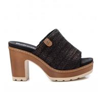 REFRESH - Sandale Femme Noir - Chaussures confortables et polyvalentes - Mode décontractée - Modèle 17270304 (Taille40)