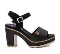 REFRESH - Sandale Femme Noir - Chaussures confortables et polyvalentes - Mode décontractée - Modèle 17270605 (Taille37)
