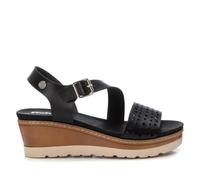 REFRESH - Sandale Femme Noir - Chaussures confortables et polyvalentes - Mode décontractée - Modèle 17284601 (Taille38)