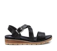 REFRESH - Sandale Femme Noir - Chaussures Confortables et polyvalentes - Mode décontractée - Modèle 17284804 (Taille38)