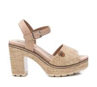 REFRESH - Sandale Femme Taupe - Chaussures confortables et polyvalentes - Mode décontractée - Modèle 17270601 (Taille38)