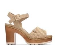 REFRESH - Sandale Femme Taupe - Chaussures confortables et polyvalentes - Mode décontractée - Modèle 17528101 (Taille39)