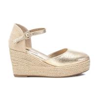 REFRESH - Sandalen mit Keilabsatz Femme Or - Chaussures confortables et polyvalentes - Mode décontractée - Modèle 17195801 (Taille39)