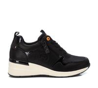 REFRESH - Sneakers Femme Noir - Chaussures Confortables et polyvalentes - Mode décontractée - Modèle 17125801 (Taille39)