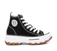 REFRESH - Sneakers Femme Noir - Chaussures confortables et polyvalentes - Mode décontractée - Modèle 17191902 (Taille36)