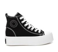 REFRESH - Sneakers Femme Noir - Chaussures confortables et polyvalentes - Mode décontractée - Modèle 17247504 (Taille39)