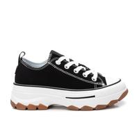REFRESH - Sneakers Femme Noir - Chaussures Confortables et polyvalentes - Mode décontractée - Modèle 17247707 (Taille38)