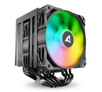 Refrigeración Aire Sharkoon Socket AM5 LGA1851 120 mm A60 RGB Doble Torre Espejo Infinito