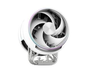 Refrigeración Aire Zalman Socket AM4/AM5/LGA1200/1700/1851 120mm ZET5 ARGB Blanco
