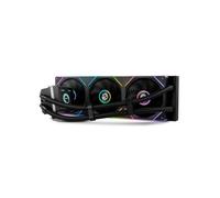 NOX XTREME PRODUCTS Hummer M-360 LCD Black - Kit de Watercooling CPU, Écran LCD, Radiateur 360mm, 3 Ventilateurs 120mm PWM, TDP 350W, Compatible avec Intel et AMD, Noir