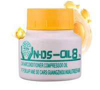 Réfrigérant de climatisation - Lubrifiant anti-fuite longue durée - Huile de compresseur de climatisation à réduction de bruit | pour voitures, camions, SUV, pick-up, systèmes HVAC, congélateurs, réfr