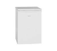 Bomann Réfrigérateur 133L blanc VS2185-1-blanc, Capacité nette : 133 litres, Éclairage intérieur à DEL, Contrôle de la température en continu, 3 clayettes en verre