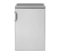 Bomann Réfrigérateur 133L inox VS2195-1-inox, Capacité nette : 133 litres, Éclairage intérieur à DEL, Contrôle de la température en continu, 3 clayettes en verre