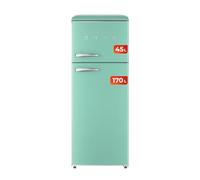 Réfrigérateur 2 portes Evvo F45 Retro (Vert pastel)