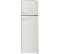 FrigeluX Réfrigérateur Retro Vintage Crème 2 portes RFDP246RCD 245L