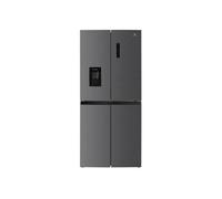 Réfrigérateur 4 Portes Avec Distributeur D'Eau - 446L - Total No Frost - L79 Cm X H 180 Cm - Inox - Classe D