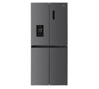 Réfrigérateur 4 Portes Avec Distributeur D'Eau - 446L - Total No Frost - L79 Cm X H 180 Cm - Inox - Classe D