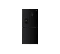 Continental Edison Réfrigérateur 4 portes 464L Total No Frost Distributeur d'eau Noir