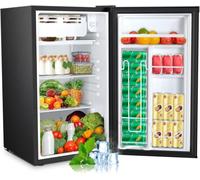 Réfrigérateur 74 L, porte réversible, thermostat 7 vitesses, blanc(2.6 Cu.Ft,Black)