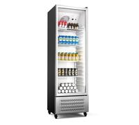 Klarstein GrandCooler 199cm 306L Frigo Vitrine Professionnel Argent B