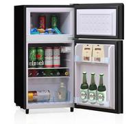 Réfrigérateur à Deux Portes, Capacité Nette 72 L, Hauteur 83.5 cm, Tiroir à Fruits et Légumes, Éclairage LED, Portes Réversibles, Silencieux 39 dB