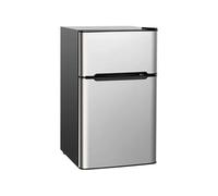 Réfrigérateur à Double Porte 90 L 48.5 x 49.5 x 86 cm Gris
