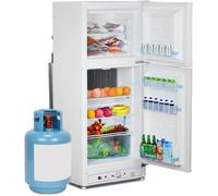 Réfrigérateur à Gaz-Smad-185L-12V/220V/GPL-Réfrigérateur Congélateur-Porte Réversible