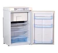 Réfrigérateur à gaz-Smeta -12V/220V/Gaz - 100L - Frigo Gaz avec Congélateur - Camping, Maison - Blanc