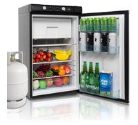 Réfrigérateur à gaz - Smeta - Réfrigérateur Trimix 12V/220V/gaz - 100 litres - Camping