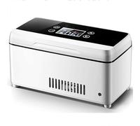 RéFrigéRateur à Insuline Insulin Cool Box Réfrigérateur Boîte réfrigérée à insuline portable, étui de voyage à insuline, étui de voyage pour réfrigérateur à médicaments 2-8 ℃, batterie recha