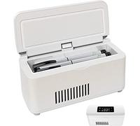 RéFrigéRateur à Insuline Insulin Cool Box Réfrigérateur Refroidisseur d'insuline 2-8 ℃ Réfrigérateur diabétique à température constante pour les voyages en voiture en plein air, batterie 780