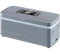 Réfrigérateur à insuline portable, mini-réfrigérateur à médicaments portable USB, sac isotherme médical 2-8 degrés, conteneur réfrigérant pour les voyages, la maison et le stockage des médic