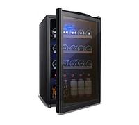 Réfrigérateur à vin à compresseur 116 L, grande cave à vin autoportante pour vin rouge, blanc, champagne ou mousseux | Porte en verre de réfrigérateur à contrôle numérique de température 41f-64f