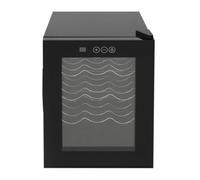 Réfrigérateur à vin thermoélectrique 32 L pour la maison et le bureau | Contrôle précis de la température, double vitrage, faible vibration, lumière LED, circulation de l'air pour les bouchons