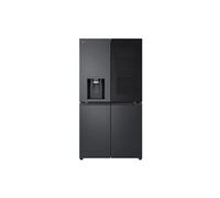 LG Réfrigérateur américain GMK960EV2E – 91 cm, 646 L, Total No-Frost, Noir acier