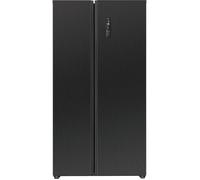 Bomann SBS 7344 Stand Side-by-Side Kombination, 90 cm breit, 442 L, Total NoFrost, Schnellkühlfunktion, Schnellgefrierfunktion, Energiesparmodus, Auto-Funktion, Edelstahloptik-Schwarz