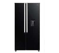 Réfrigérateur américain Continental Edison - CERA532NBD - 2 portes - 529L - L90 cm xH177 cm - Classe D - Noir