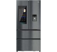 Réfrigérateur américain Haier HFW99F19ESSB réfrigérateur américain Pose libre 690 L Noir