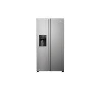 Haier Réfrigérateur américain HSOGPIE9183 – 515 L (337+178) – Classe E – 40 dB – Gris