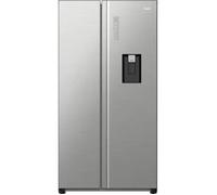 Réfrigérateur américain - HAIER - HSW59F18DWMM - 601L -Distributeur d'eau - Classe D - 177,5 x 90,5 x 71,7 cm - Inox