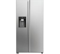 Haier SBS 90 Serie 5 HSW59F18EIMM frigo américain Pose libre 601 L E Platine, Acier inoxydable
