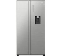 Réfrigérateur Américain - Haier - Sbs 90 Series 5 Hsw59F18Dwmm - 601L -Distributeur D'Eau - Classe D - 177,5 X 90,5 X 71,7 Cm - Inox