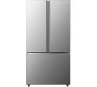 Réfrigérateur américain HISENSE RF815N4SASE - 2 Portes + 1 tiroir - Pose libre - Capacité 635L - L91,4 cm - Inox