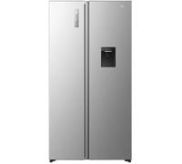 Réfrigérateur américain - HISENSE - RS3P558NMIE - 2 portes - Non encastrable - Distributeur d’eau 179x91x73 cm - Inox