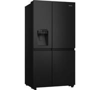 Réfrigérateur Américain - HISENSE - RS818N4TFC - 632 L - Classe C - 91 x 73 x 179 cm - Inox noir